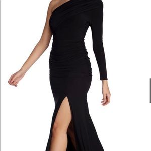 Black formal gown